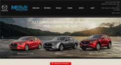 Desktop Screenshot of medlinmazda.com